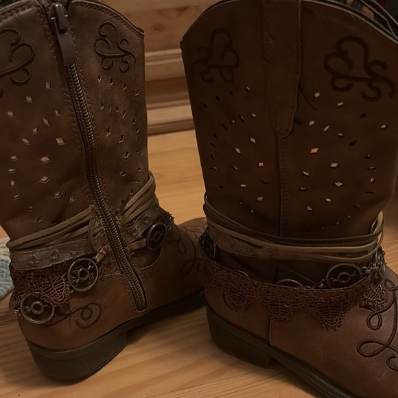 Girls Rodeo Ropers Boots size 10M - Picture 2 of 7